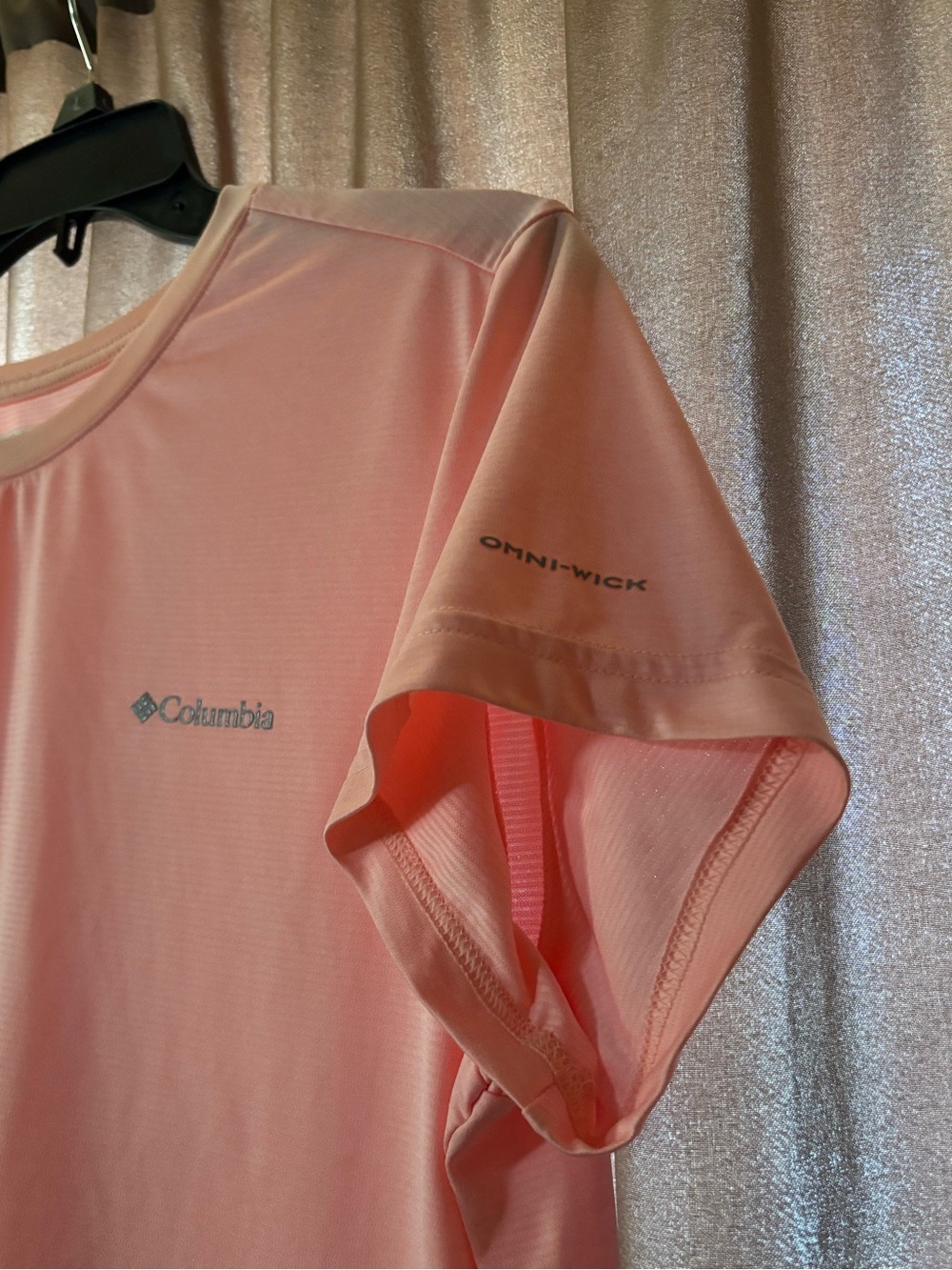 Columbia Peach/Pink Short Sleeve Active Tee - Picture 2 of 4